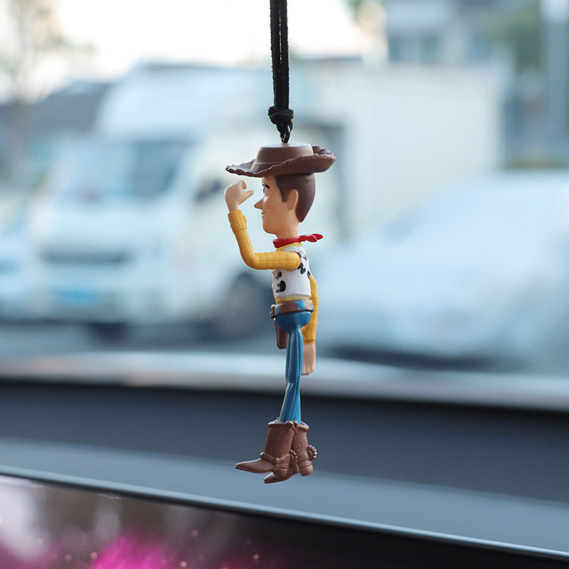 Cross-Border Scarecrow, Totoro, Buzz Lightyear Umbrella, Cute Ghost Car Decoration Supplies, Car Pendant, Decorative Pendant