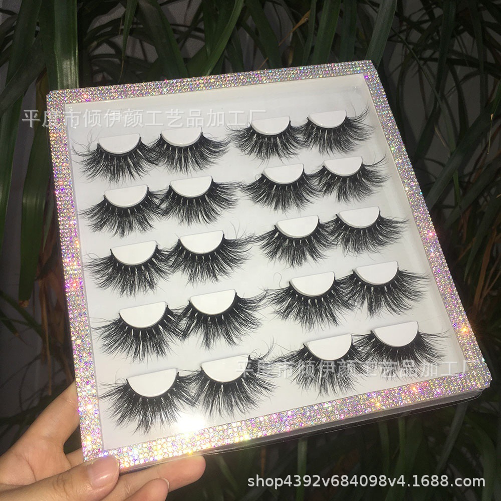 3D 5D 10-22MM thick fluffy real mink eye...