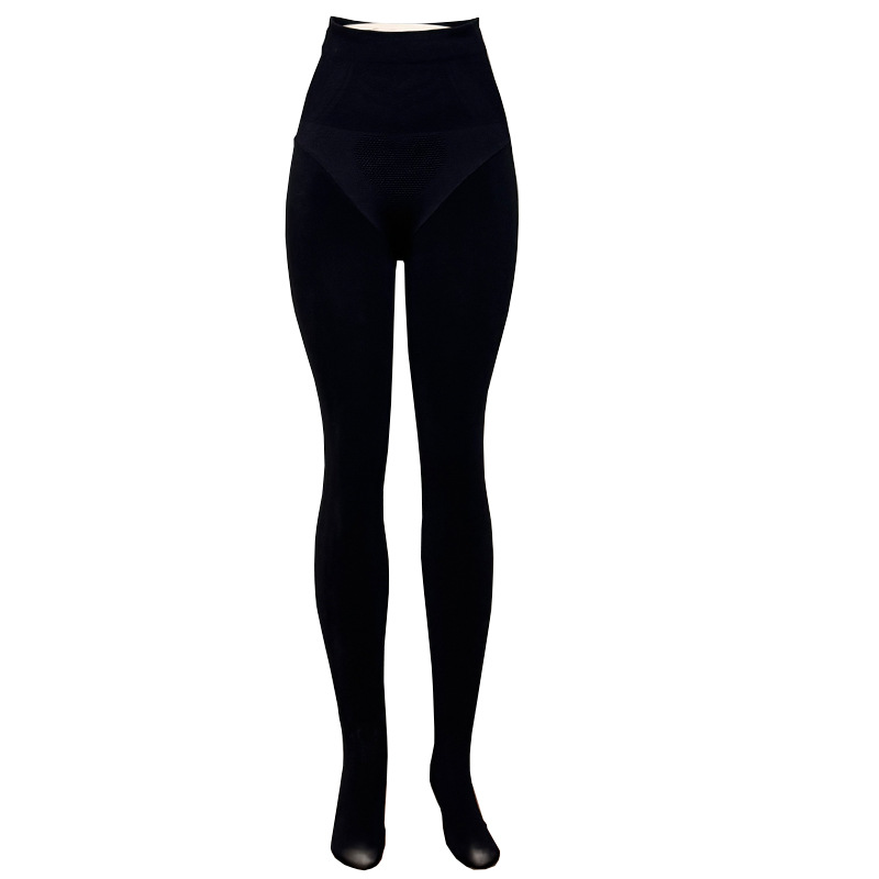 Черные утягивающие чулки (300 г)