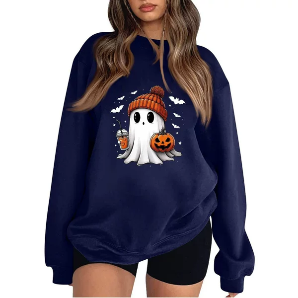 2025 Autumn and Winter New Cross-Border Sweatshirt with 3D Digital Printing for Women, Autumn Street Fashion Round Neck Sweatshirt Top