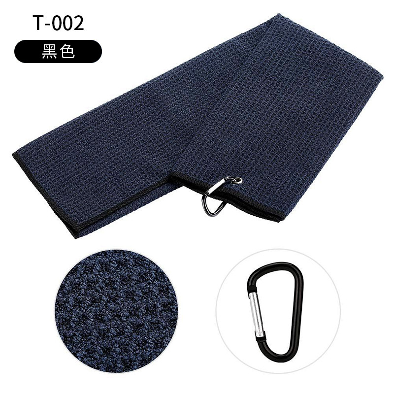 Venta caliente transfronteriza Toalla de limpieza de golf delicada Toalla de gancho trapo Club limpie fuente de fábrica de entrega de una sola pieza