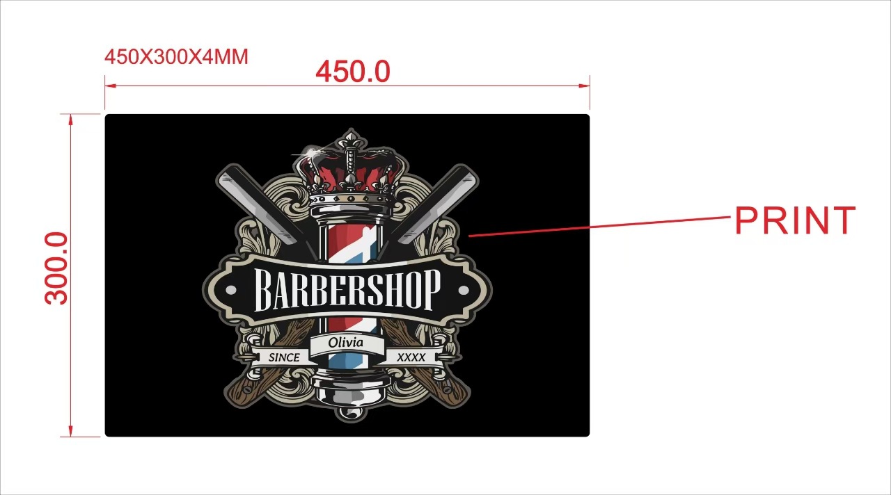 신형 컬러 인쇄 B형 45*30cm