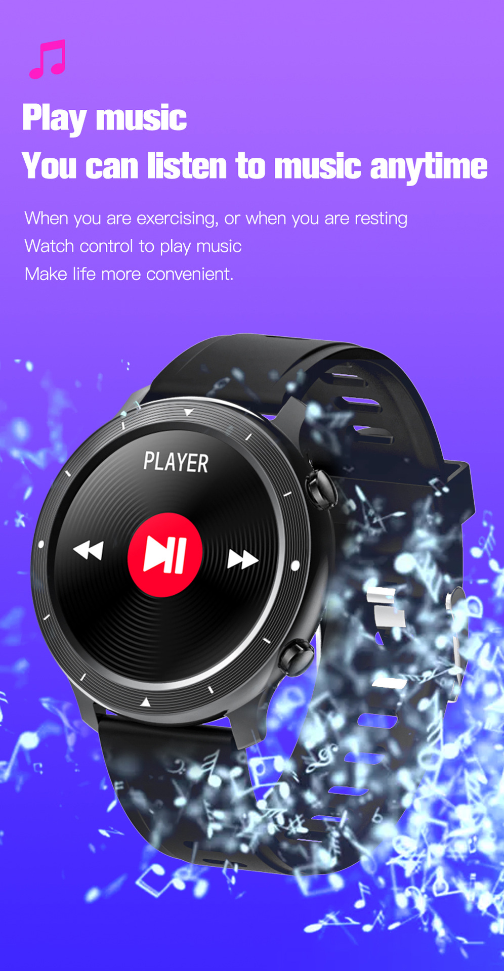 F87 orologio intelligente Bluetooth chiamata periodo mestruale femminile_voghion.com