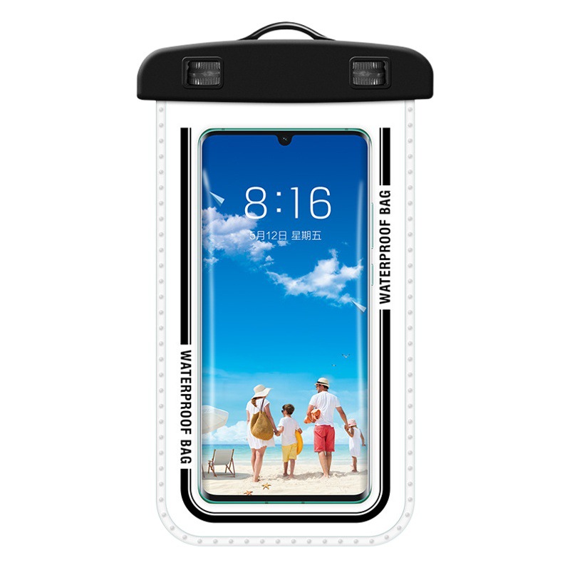 Factory Direct mobile phone waterproof bag transparent HD takeaway protective cover drifting swimming diving touch screen in stock wholesale