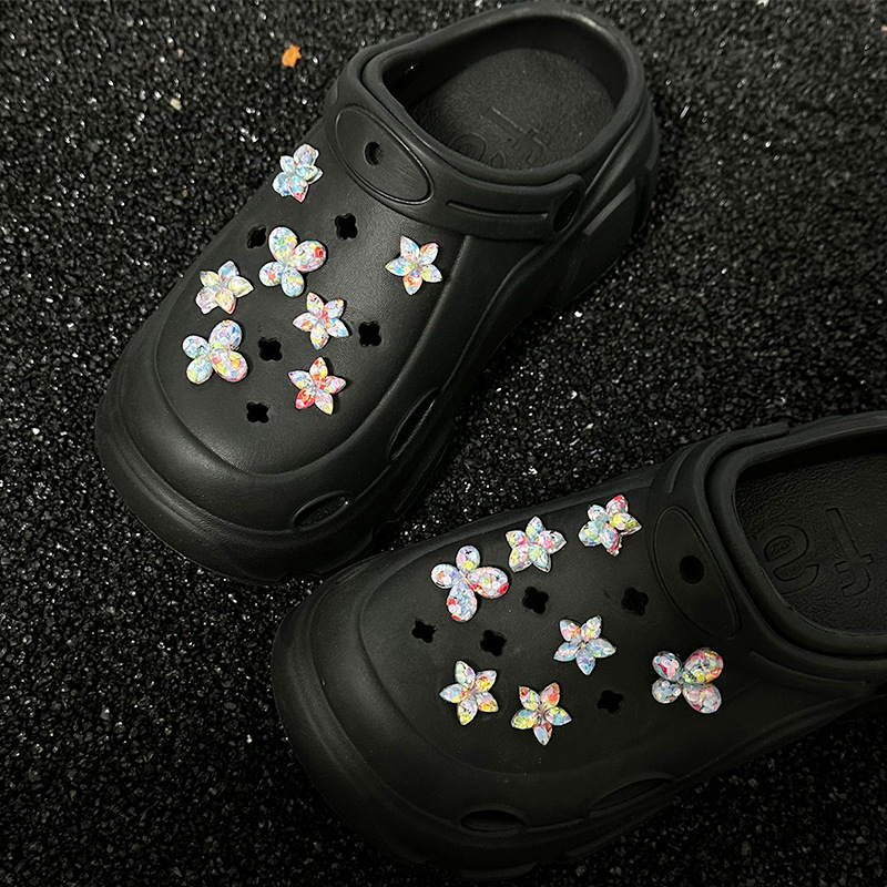 洞靴アクセサリー女性装飾diy靴ボタン智必星靴花靴飾りセットバックルネット赤高級感靴花