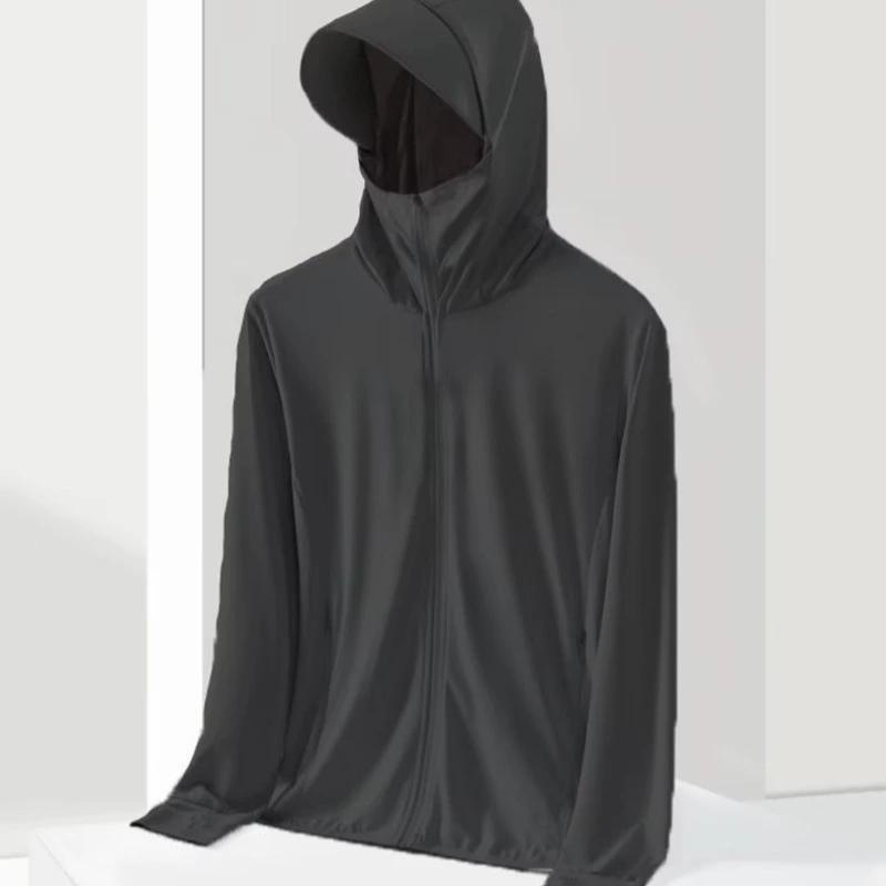 Verano hombre hielo rápido secado transpirable ropa de pesca super delgada ropa de pesca de hielo chaqueta de moda con cremallera