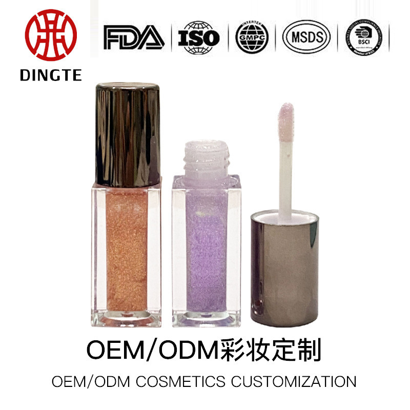 OEM Starry Shimmer Glossy Lip Gloss with Pearl Shimmer, Water-Light Mirror Finish, Plump Lip Clear Water-Light Lip Glaze Customization OEM Starry Shimmer Glossy Lip Gloss with Pearl Shimmer, Water-Light Mirror Finish, Plump Lip Clear Water-Light Lip Glaze Customization
