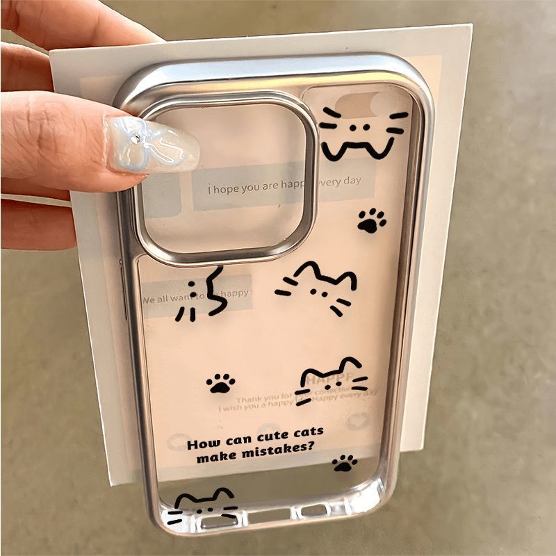 Line Drawing Cat Design Phone Case for Apple 15 Pro Max iPhone 15 Creative 14 Plus Niche 13 Soft Case 11 Line Drawing Cat Design Phone Case for Apple 15 Pro Max iPhone 15 Creative 14 Plus Niche 13 Soft Case 11