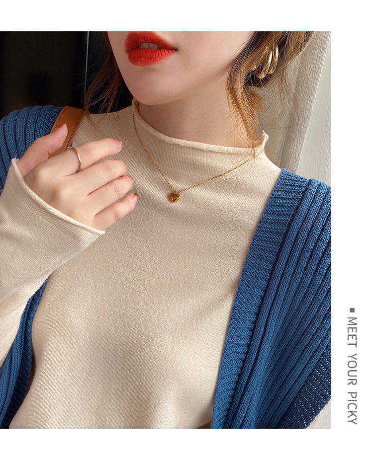 商品详情图_半高领打底衫女秋冬西装内搭毛衣秋冬洋气2022年