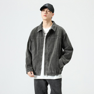 Winter Corduroy Thick Work Shirt Men's Fashion Brand Loose plus size Casual Khakipi Handsome Shirt Jacket Top