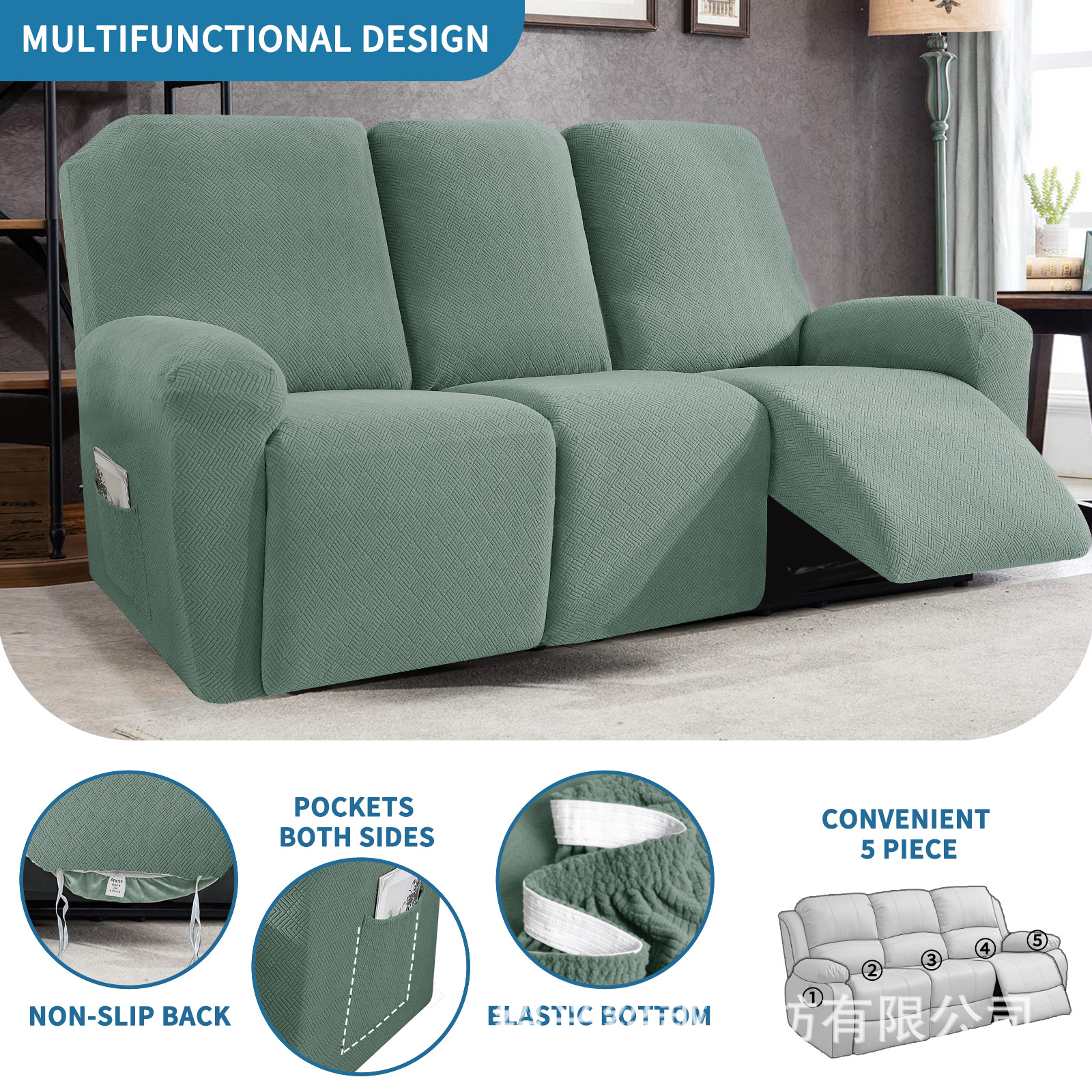 Französische Sofahusse Für Ein Minimalistisches Wohnzimmer_voghion.com
