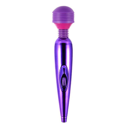 Purple USB rechargeable massage stick, vibrating AV stick, couple sex toy, female masturbation device, female adult toy
