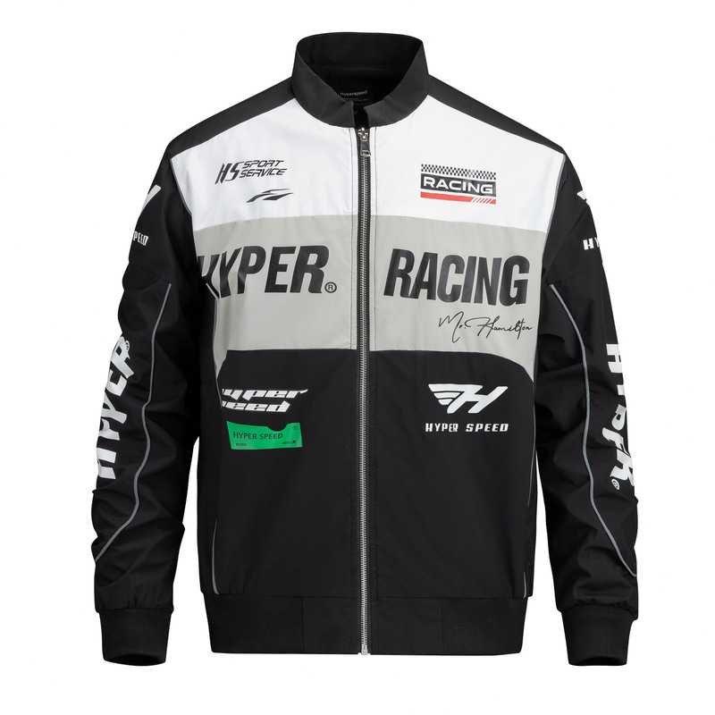 Cross-border American Fashion Design Bike Suit Men's and Women's Loose All-match Workwear Flying Jacket Trendy Brand Jacket Baseball Suit