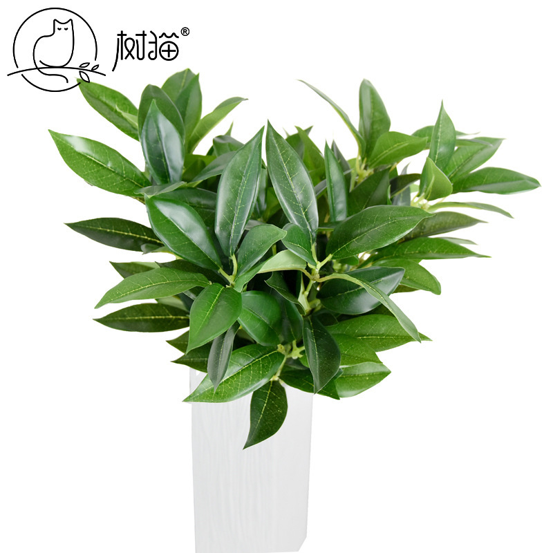 The bunch of artificial plant decoration 4 fork Laurel fake flower plastic olive branch living room flower arrangement leaf artificial flower cross border The bunch of artificial plant decoration 4 fork Laurel fake flower plastic olive branch living room flower arrangement leaf artificial flower cross border