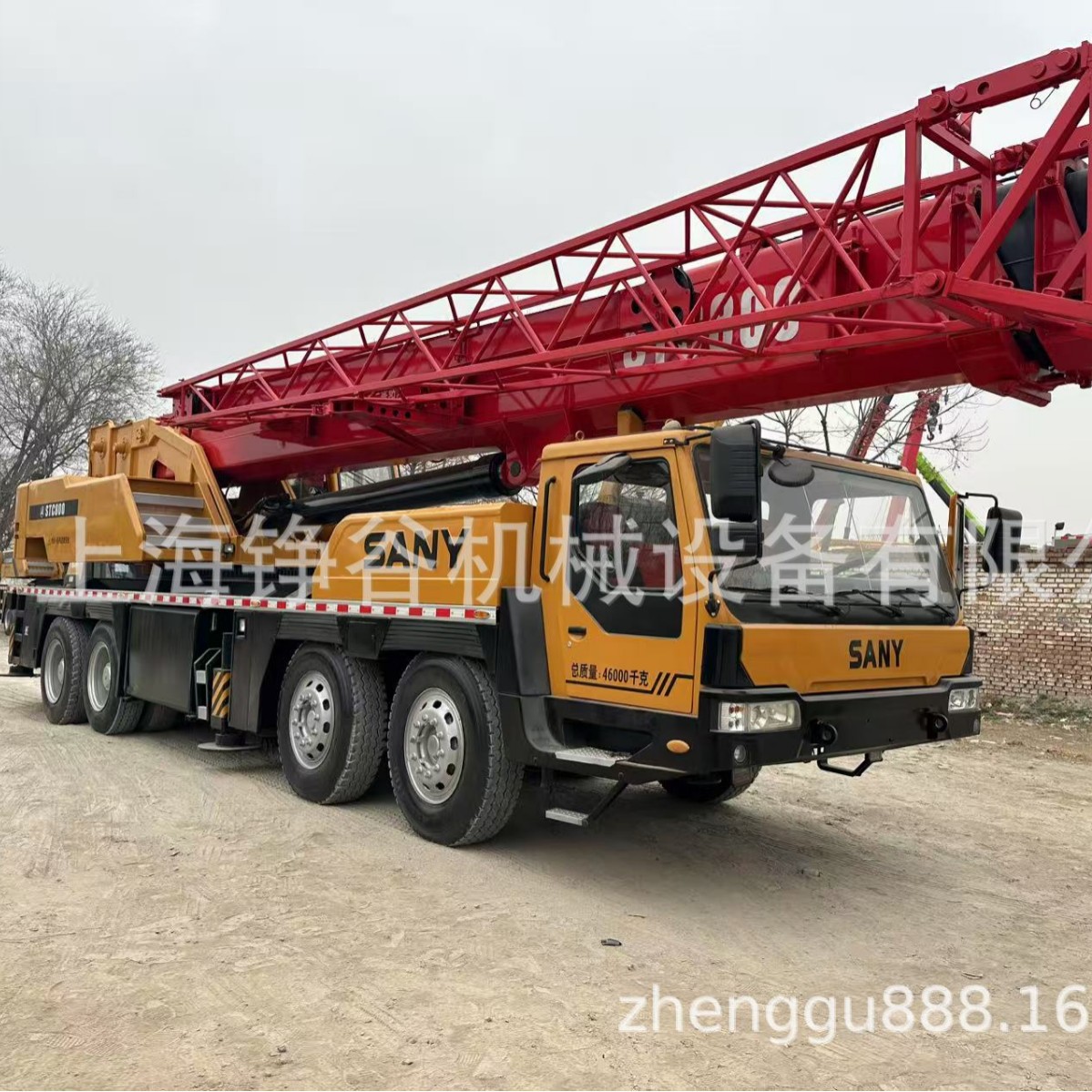 SANY STC800 80T 汽车起重机三一80吨汽车吊 外贸出口