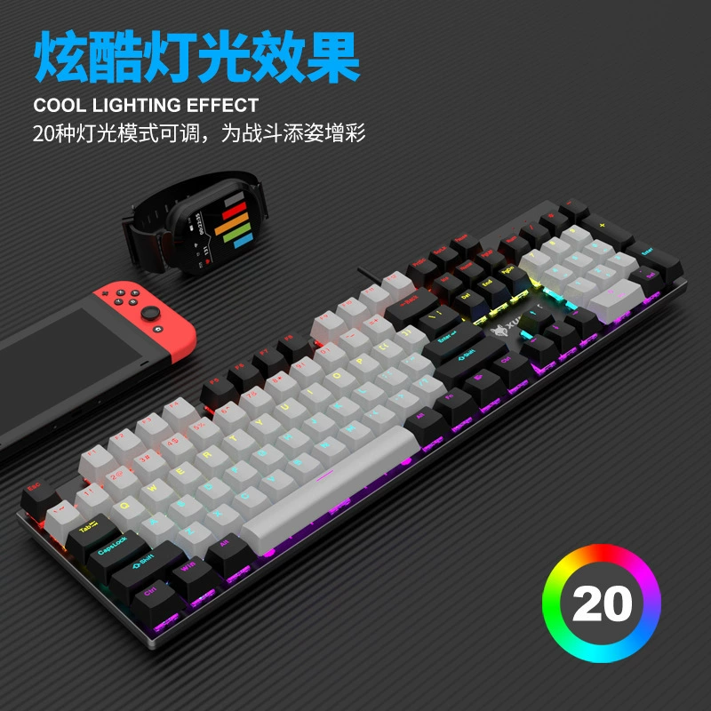 (Cross-border trading), mechanical keyboard, laptop, punk style, Amazon