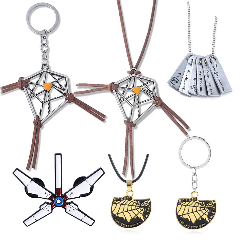 Death Stranding Net Necklace Dreamcatcher Keychain Sam's Same Style Commemorative Pendant Cross-Border Supply