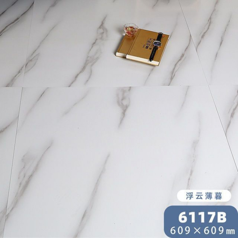 pegatinas autoadhesivas pegatinas de suelo PVC cuero grueso piedra plástico suelo a prueba de cemento 800x800 dormitorio baldosas de suelo de madera image 6