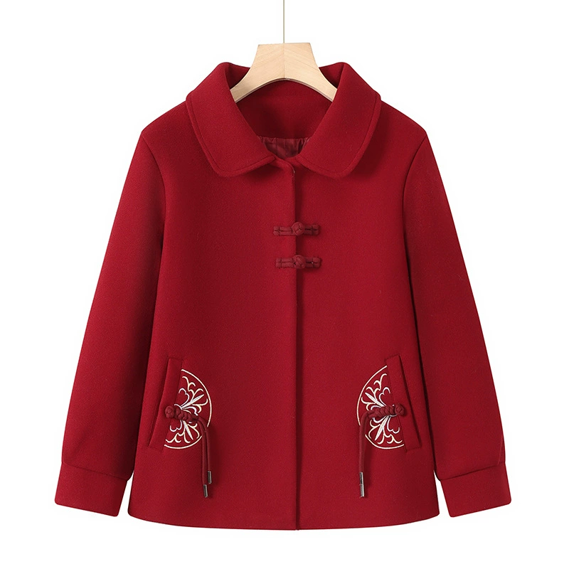 Женский Кардиган среднего возраста, куртка, Топ для мам, зимний теплый утолщенный бархат из искусственной норки, модный костюм для бабушки на флисовой подкладке