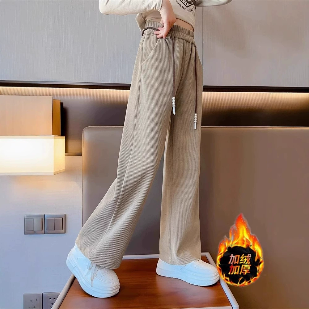 Штанки для девочек осень-зима 2024 новые школьники