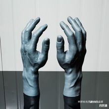 男手模特道具工业劳保手套展示手模PVC男手 运动赛车手套模特