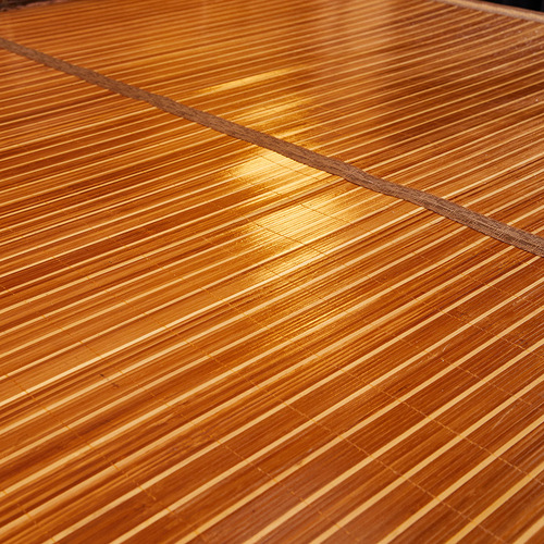 Bamboo mat mat reversible straw mat double-sided household thickened rattan mat natural foldable ice silk bamboo summer