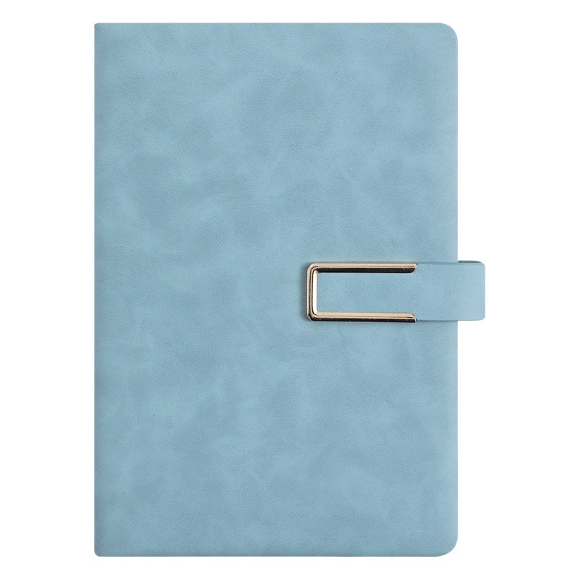 Libreta A5 de piel sintética, artículos de papelería para oficina, diario al por mayor, cuaderno con logotipo y hebilla, cuaderno B5 personalizable