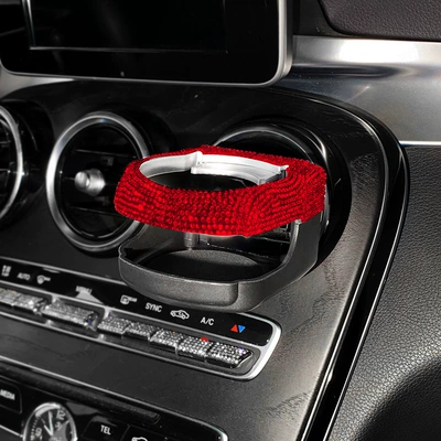 Storage Rack Car Interior Ashtray – Car cup holder/beverage holder - red-diamond