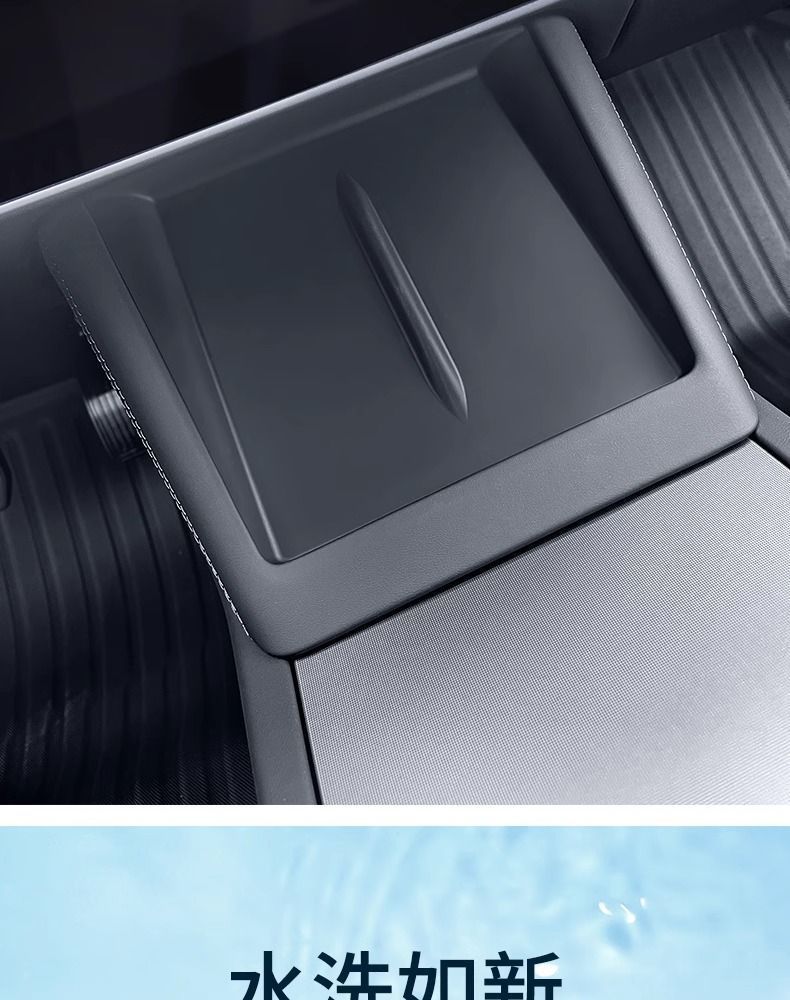 Suitable for the Updated Version of Model 3/Y Central Control Wireless Charging Silicone Mat, New Dirt-Resistant Anti-Slip Mat Interior Accessories