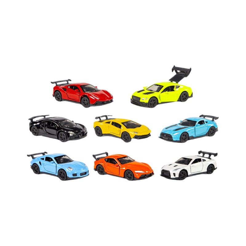 Children's Toys Alloy Car Toy Back Car Boy Toy Alloy Car Sports Car Racing Simulation Car Model Model