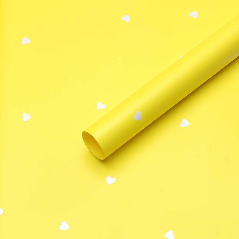 Huaxi cálido amor por el material de embalaje de ramo de flores de papel de embalaje impermeable florista material de ramo de flores