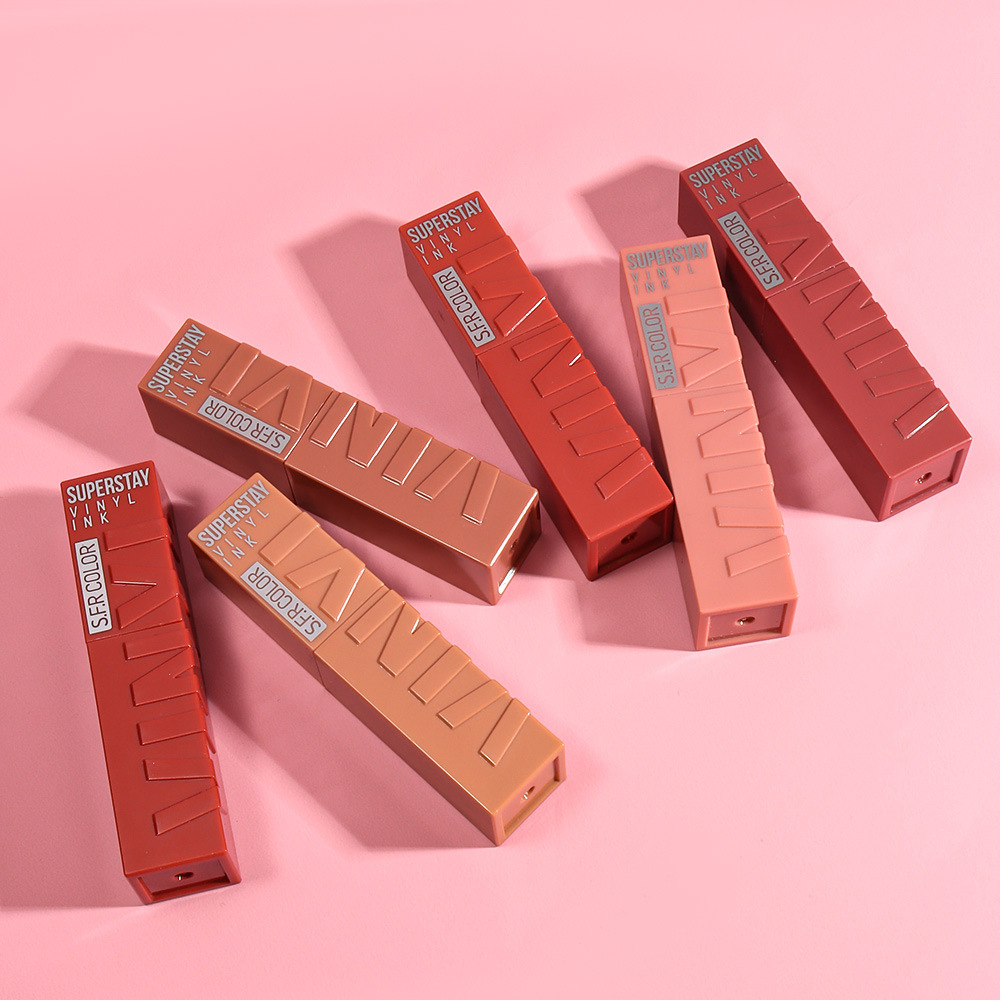 s.f.r color transfronterizo para brillo suave mate natural fácil de colorear, maquillaje para mejorar el tono labial