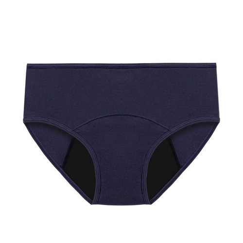 Women's physiological underwear large size menstrual underwear for women with heavy flow during menstruation, leakage-proof, low-waist underwear for women