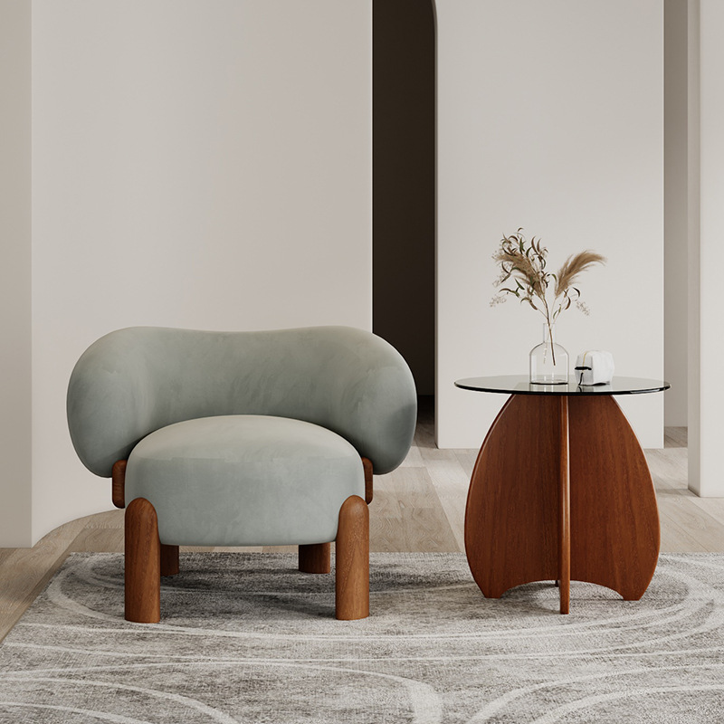 Moderno lujo luz creativa negociación comedor silla Internet celebridad diseñador sofá único cafetería tema restaurante mesa y silla madera maciza