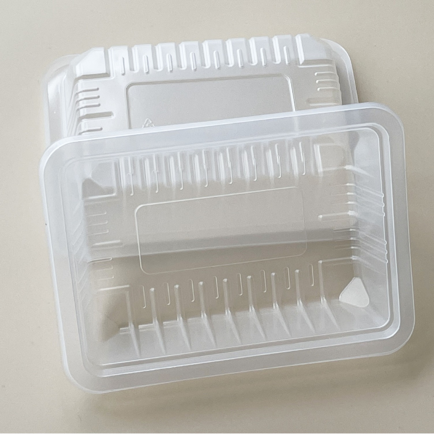 1813吸塑包装保鲜盒一次性塑料包装盒生鲜气调专用盒透明餐盒批发