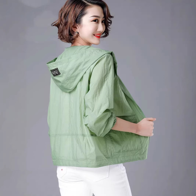 Plus-Size Mom Fashion Sun-Protective Clothing, Summer Jacket, Stylish Cardigan Top, Plus-Size Long-Sleeve Sun-Protective Short Jacket Plus-Size Mom Fashion Sun-Protective Clothing, Summer Jacket, Stylish Cardigan Top, Plus-Size Long-Sleeve Sun-Protective Short Jacket