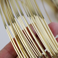 14K����ɫ����1.0mm����������Ӳ��diy�ֹ��@���Ʒ�������