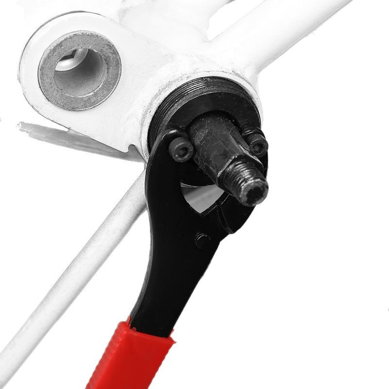 Instalación y desmontaje del anillo de bloqueo del volante de la bicicleta llave de ocho caracteres eje medio tazón herramienta de reparación de bicicletas de montaña herramienta de reparación