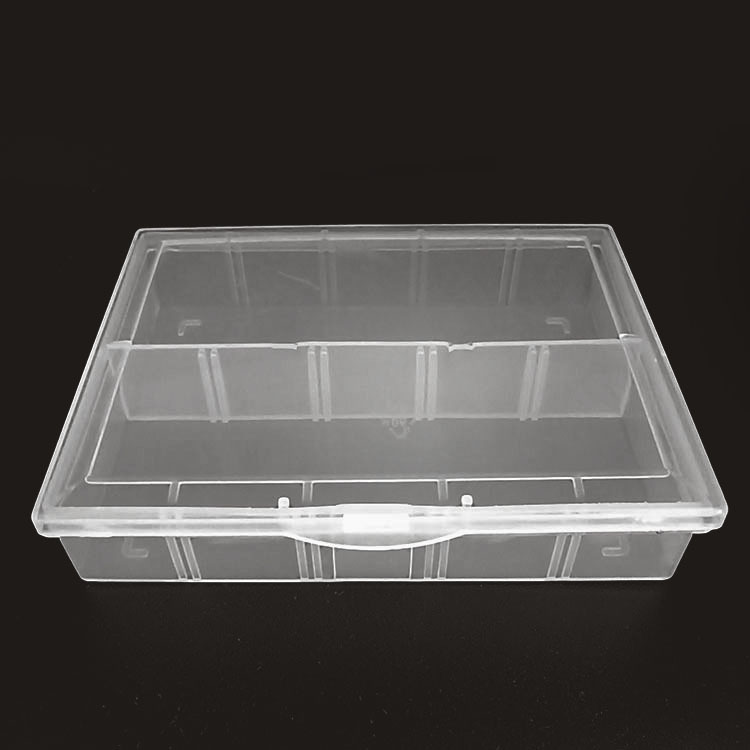 多格PP透明分隔盒塑料包装盒收纳整理盒零件盒首饰螺丝电子零件盒