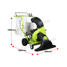 燃油式吸树叶机 直走式地面烟头清扫设备 高尔夫球场枯叶清扫车