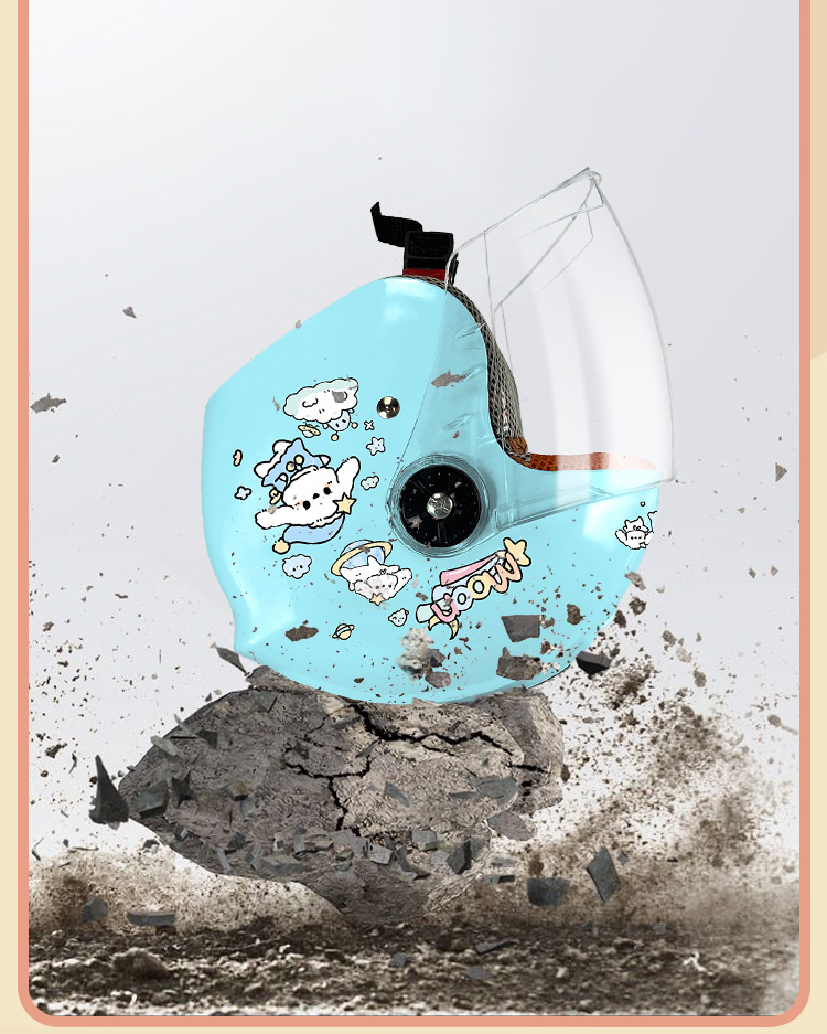 Winter children's electric car helmet 3C certification boys 6-12 years old battery car half helmet girls motorcycle safety helmet