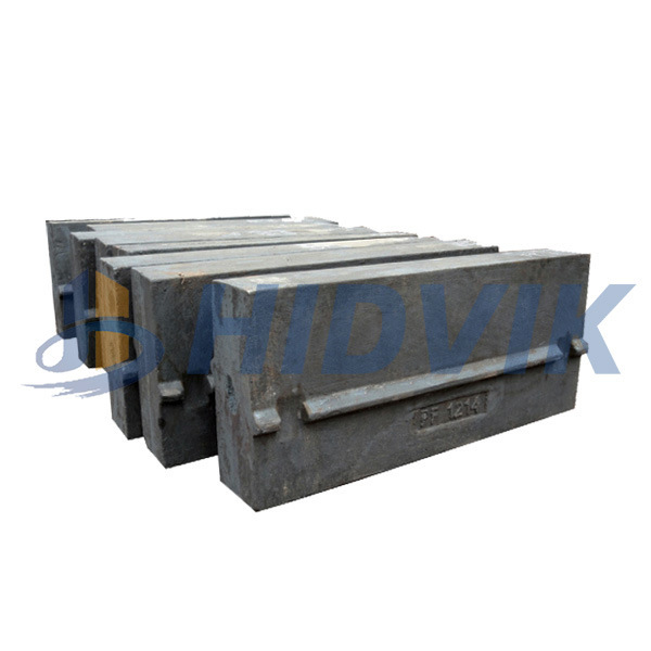 适用于上海路桥山宝高铬合金板锤PF1007/1210/1214反击破碎机配件