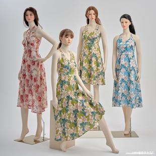 Human Display Stand Dummy Full Body Underwear Clothing Store Model Clothing Real Doll Model Props Women's Clothing Female Display Silicone