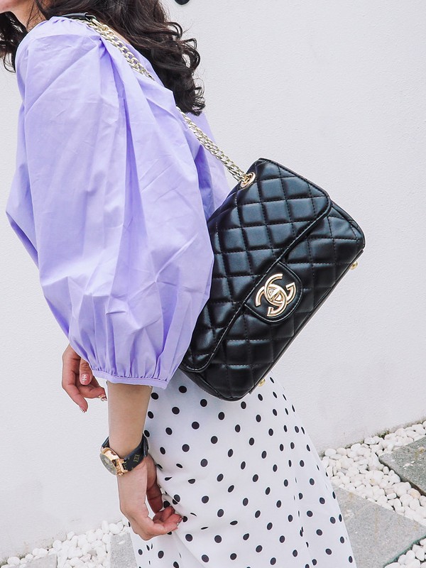 Bolso bandolera acolchado estilo Chanel de alta gama, nuevo modelo 2025, versátil, de gran capacidad, para mujer