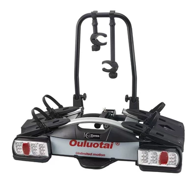 Hook Rear Trailer Tail Rack | Car bike rack - fixed-model-with-light-2-desktop-tow-hook-type