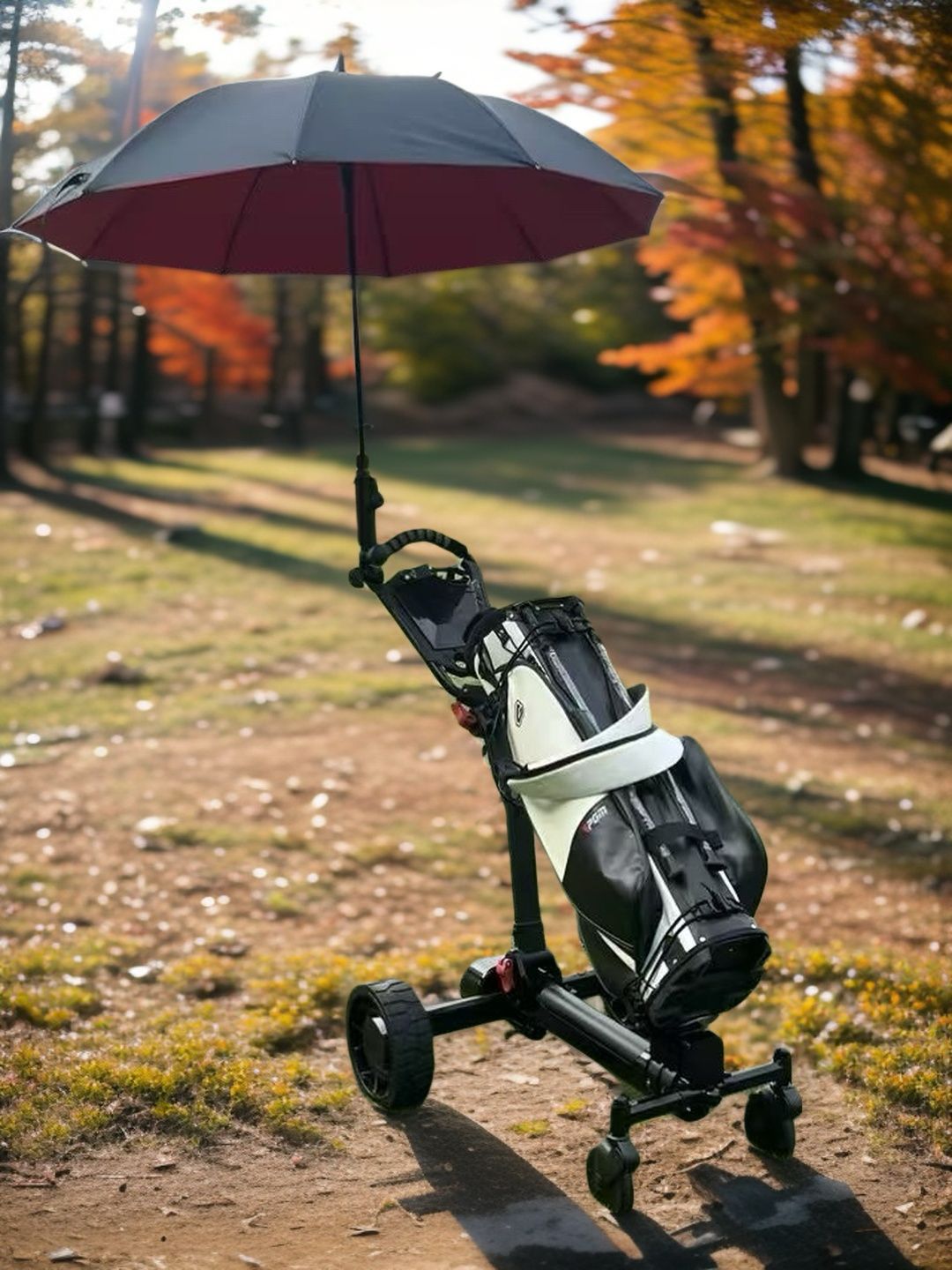 Sikute T3 four-wheel intelligent automatic follow adult golf bag car folding small