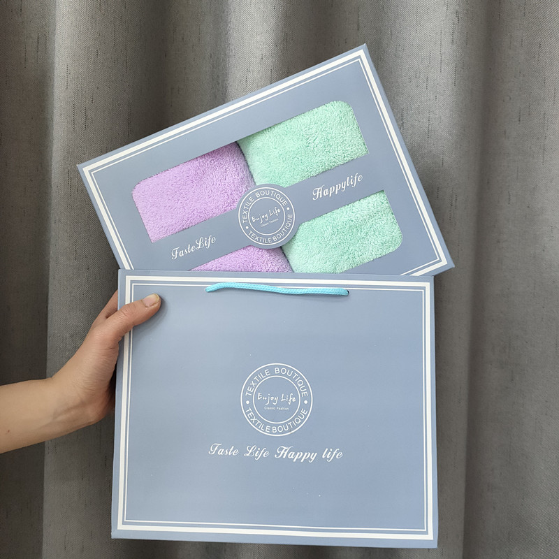 Coral Velvet Warm Towel Gift Box Return Gift Wedding Souvenir Set Birthday Banquet Birthday Can Be Ironed with Logo Soft Coral Velvet Warm Towel Gift Box Return Gift Wedding Souvenir Set Birthday Banquet Birthday Can Be Ironed with Logo Soft