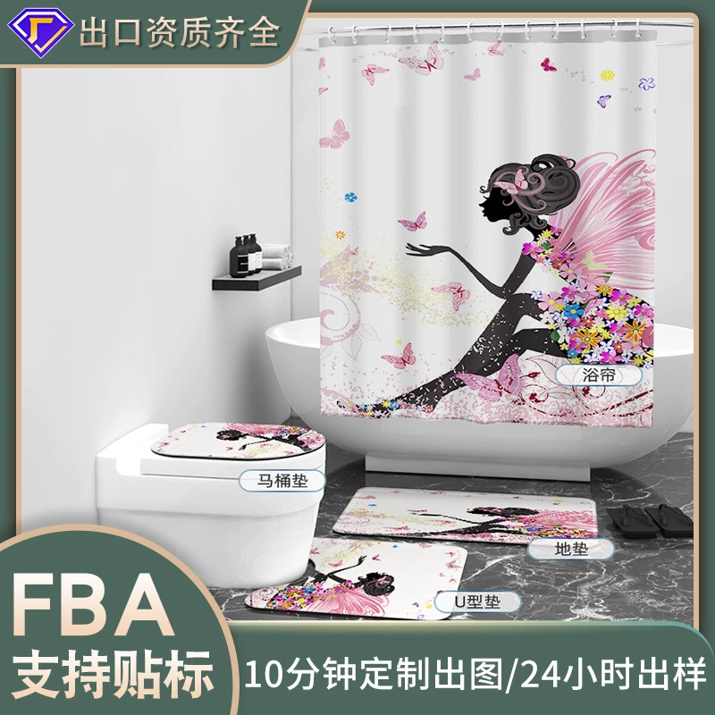 Spring waterproof curtain, set, direct factory sales, 3 piece set