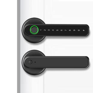 16-Pole Narrow Frame Glass Door Fingerprint Lock Mobile Phone Graffiti App Remote Temporary Password Normcore Glass Door Smart Lock