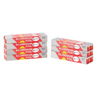 Household Food Grade Barbecue Baking Barbecue Oven Fresh Keeping Thickened Aluminum Foil Tin Paper Wholesale Aluminum Foil Roll